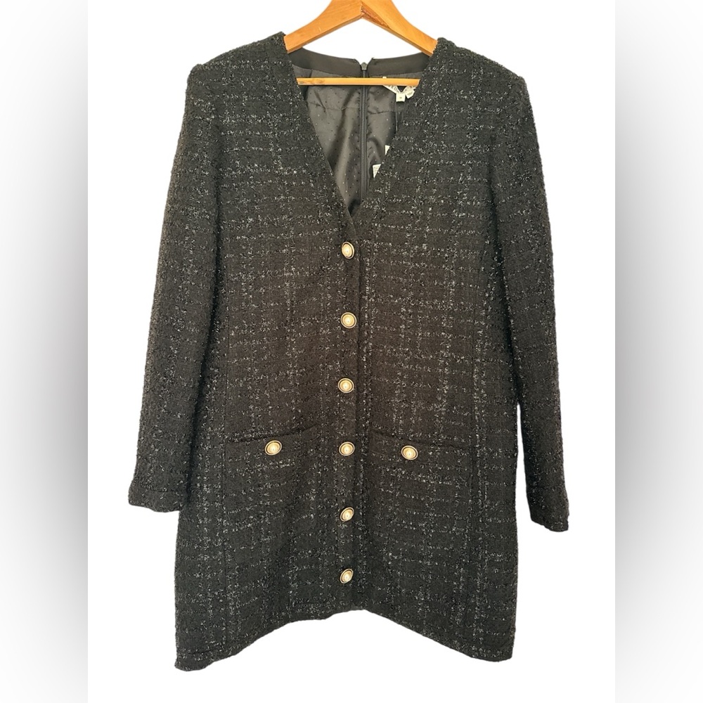 NWT Veronica Beard Kenai Glittery Dress - Picture 3 of 8